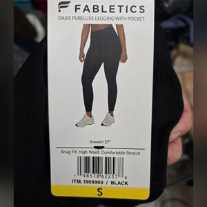 Fabletics Black Oasis PureLuxe Legging
